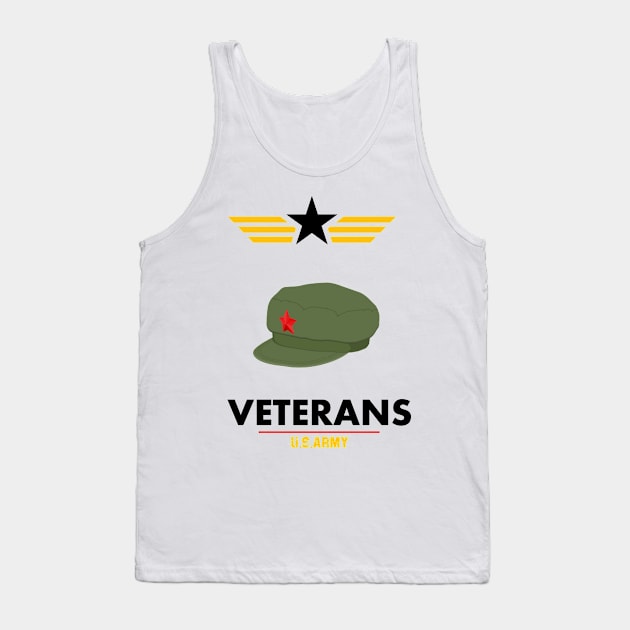 U.S. Veteran Tank Top by barwarrior